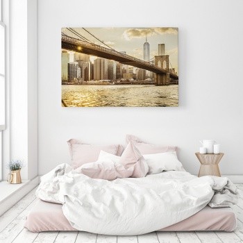 Canvastavla Brooklyn Bridge, New York-0