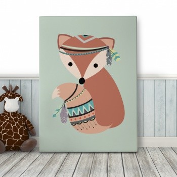 Foto op canvas Indian fox