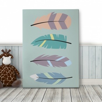 Foto op canvas Indian feathers