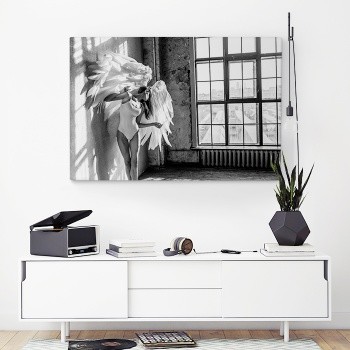 Foto op canvas White wings