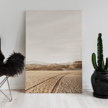 Foto op canvas Desert tracks