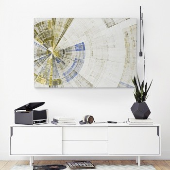 Foto op canvas Fieldpattern