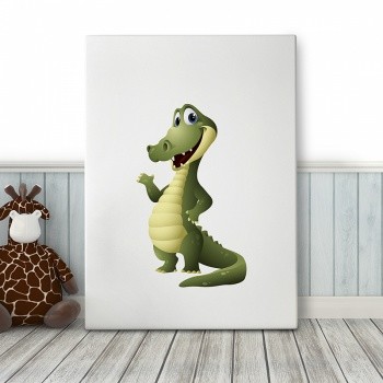 Foto op canvas Crocodile [Happiness]