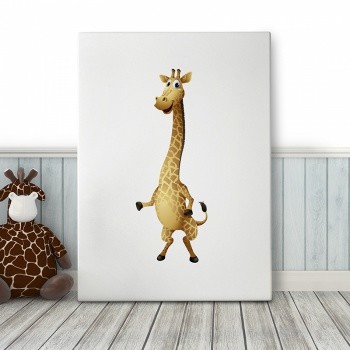 Foto op canvas Giraffe [Happiness]