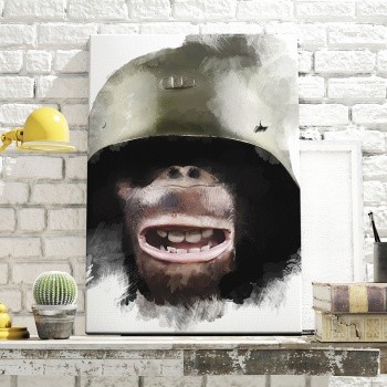 Foto op canvas Soldier one [War is for monkeys]