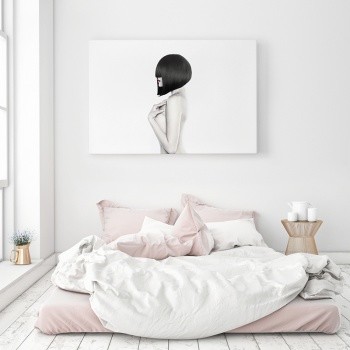 Foto op canvas Hairstyle [Red]