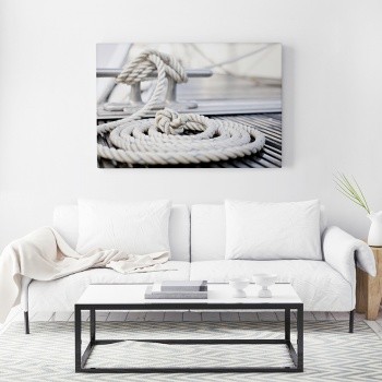 Foto op canvas Boat rope