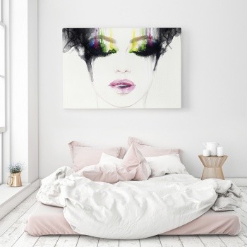 Foto op canvas Painted face [1]