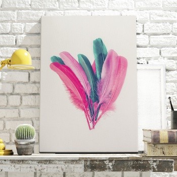 Foto op canvas Feather bouquet